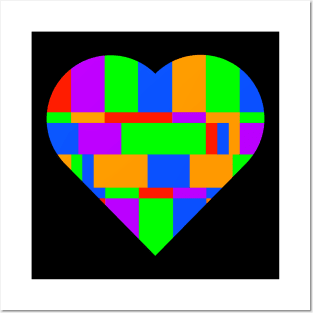 STATIC HEART - LGBTQ Posters and Art